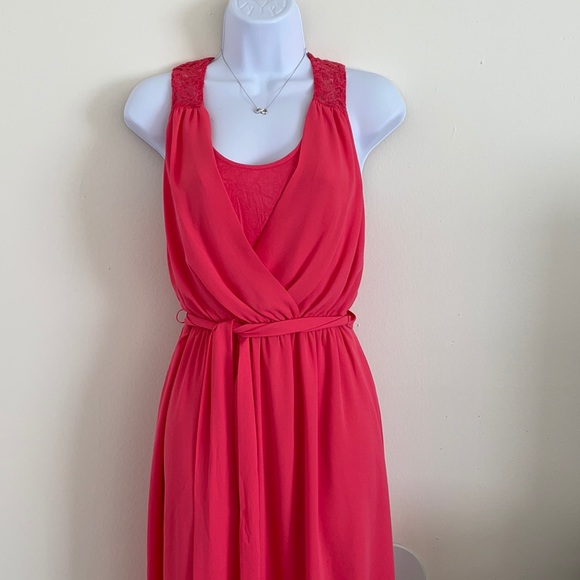 Express: Coral dress - Picture 1 of 6